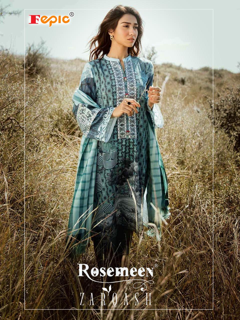 Fepic Rosemeen Zarqash Pakistani Salwar Suits Collection