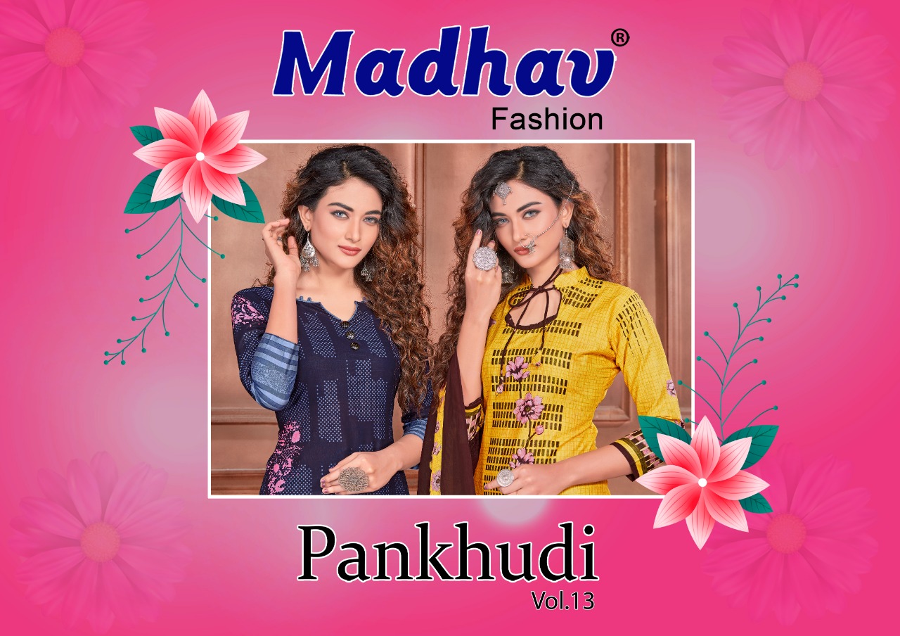 Madhav Fashion Pankhudi Vol 13 Cotton Printed Regular Wear D...