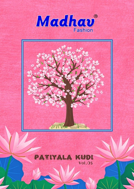 Madhav Fashion Punjabi Kudi Vol 5 Pure Cotton Patiyala Ready...