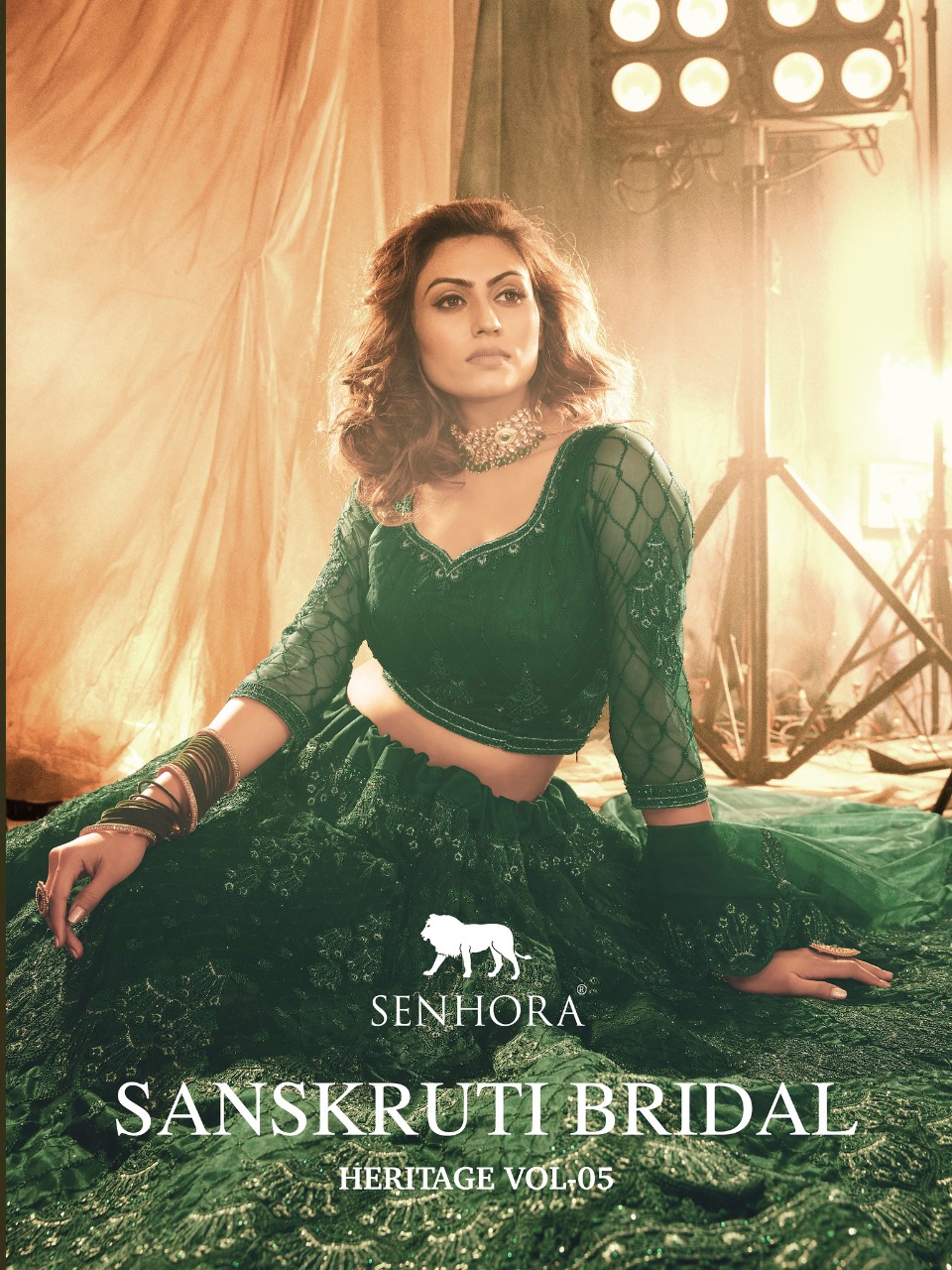 Senhora Sanskruti Bridal Heritage Vol 5 Net With Silk Satin ...