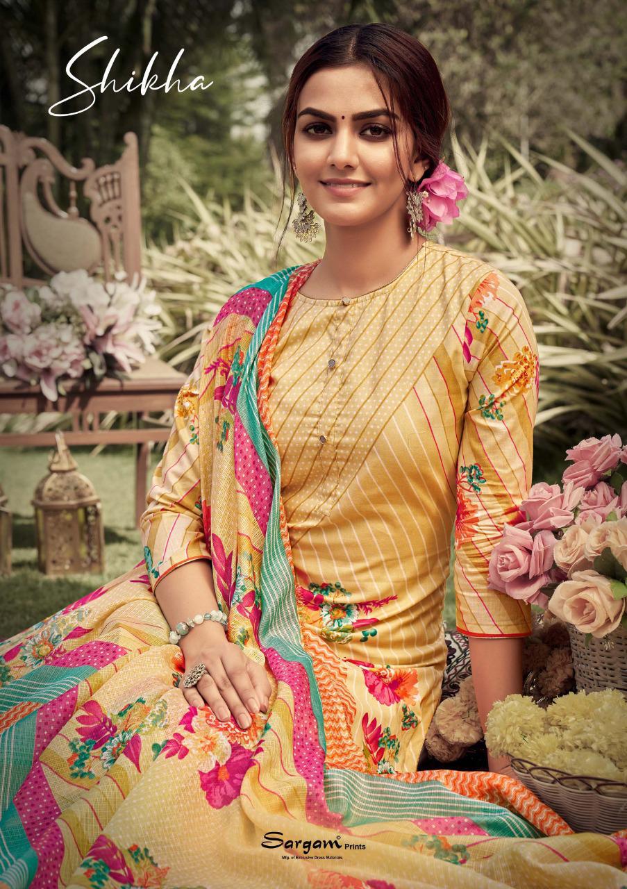 Sargam Prints Shikha Pure Lawn Printed Dress Material Collec...