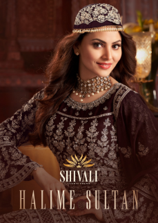Shivali Fashion Halime Sultan Georgette With Embroidery Work...