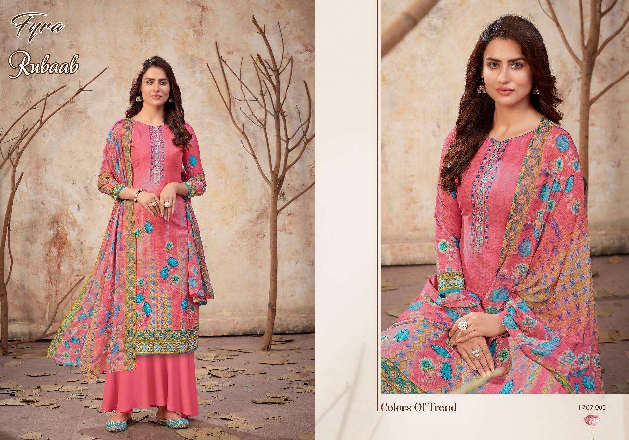 05 Alok suit  Rubaab cotton with digital suit collection