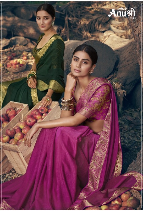 Anushree Khwahish Georgette Party Wear Sarees Collection At ...