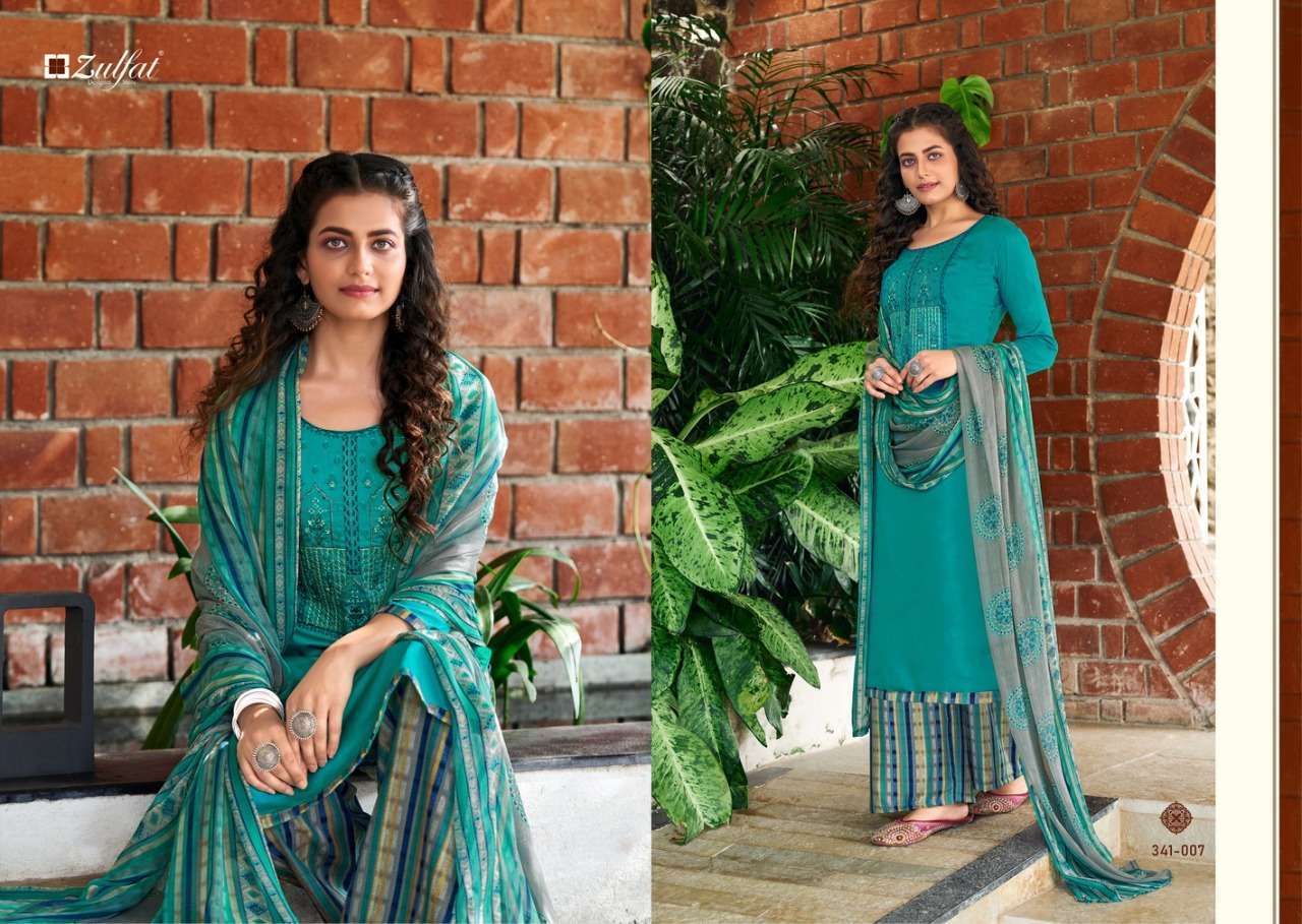 Belliza Designer Studio Zulfat Mohini pure ja cotton with em...