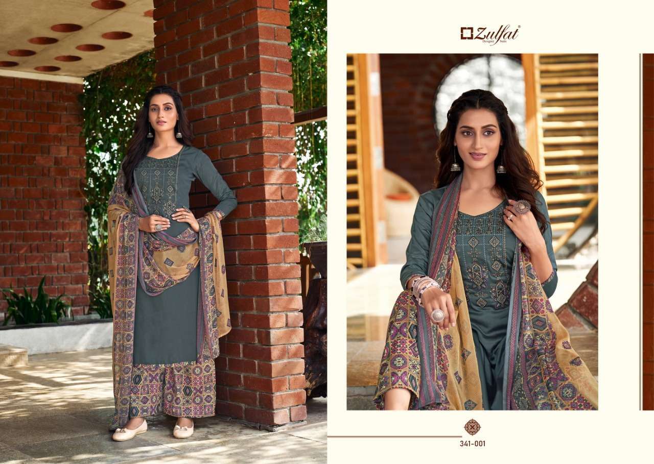 Belliza Designer Studio Zulfat Mohini pure ja cotton with em...