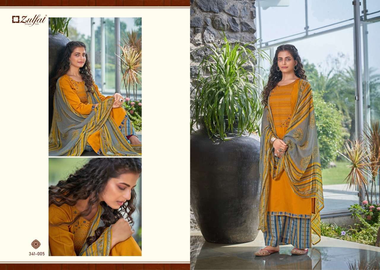 Belliza Designer Studio Zulfat Mohini pure ja cotton with em...