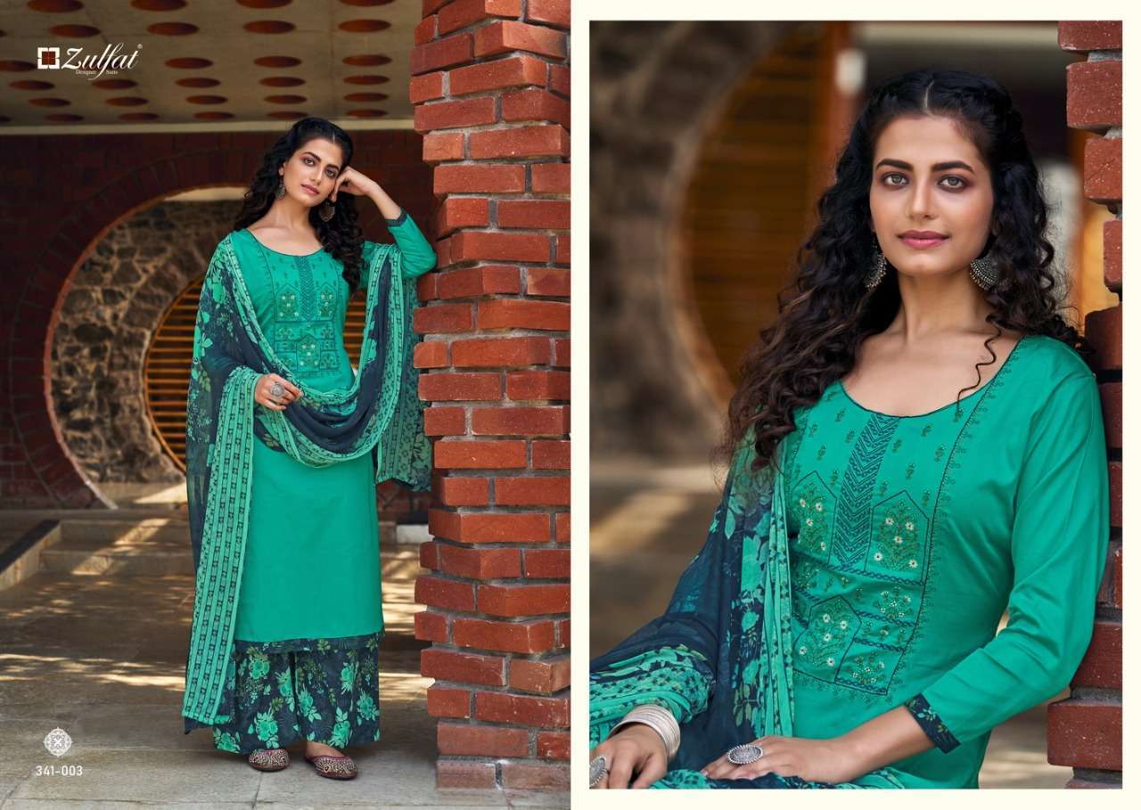 Belliza Designer Studio Zulfat Mohini pure ja cotton with em...