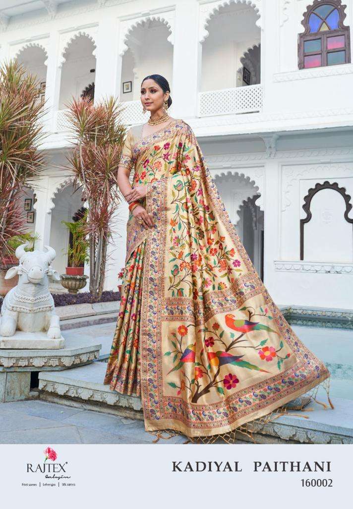 Rajtex Kadiyal Paithani Silk Wedding Wear Sarees 02