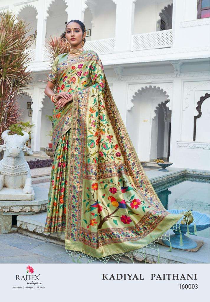Rajtex Kadiyal Paithani Silk Wedding Wear Sarees 03