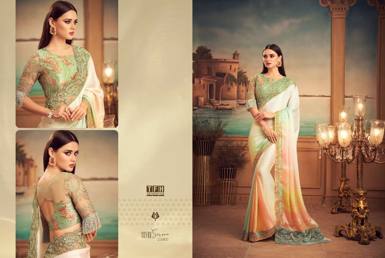 TFH silk with designer party wear saree collection 07