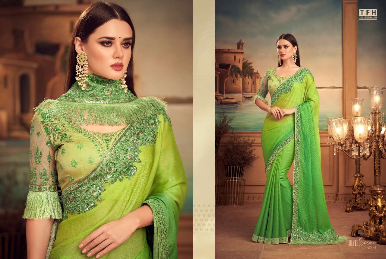 TFH silk with designer party wear saree collection 