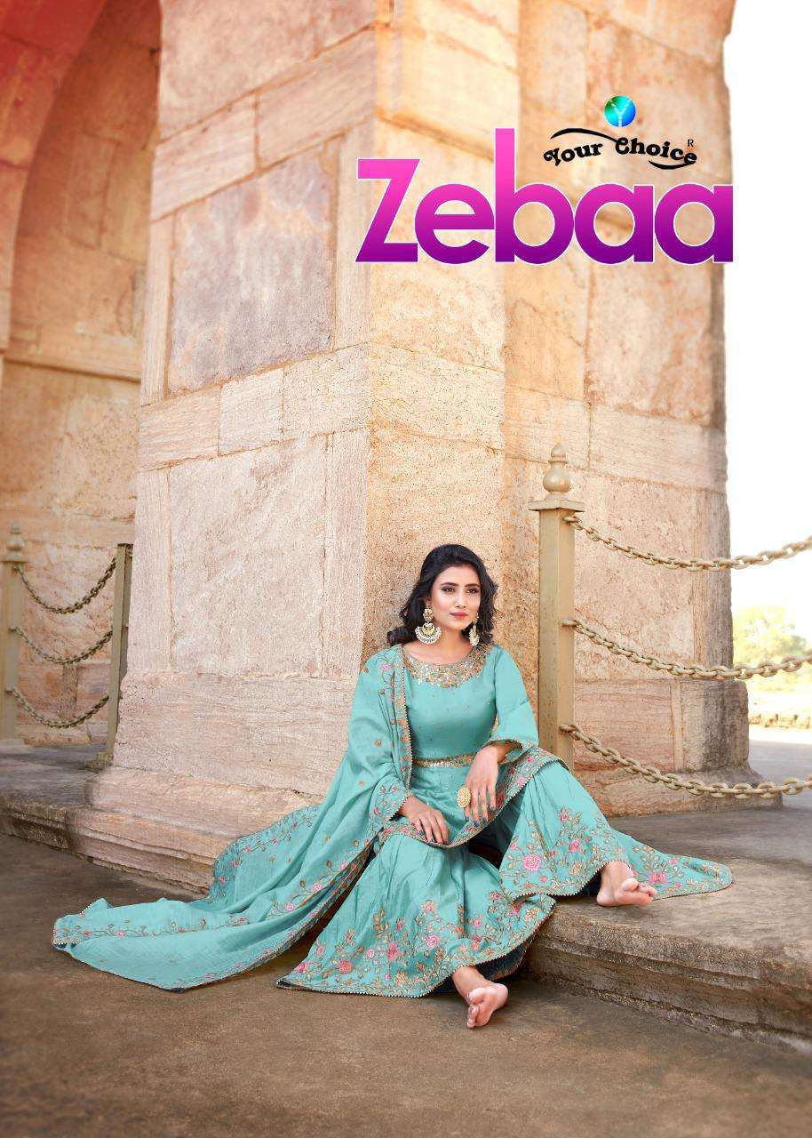 Your Choice Zebaa jam silk With heavy Embroidery Work Salwar...