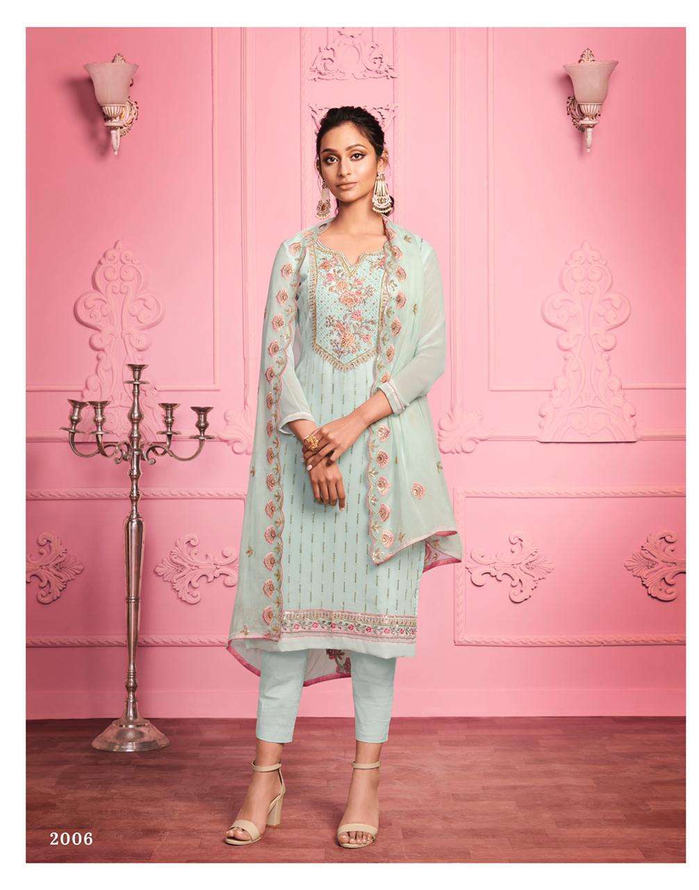 Alizeh Murad Vol 1 Georgette With Thread Embroidery Work Dre...
