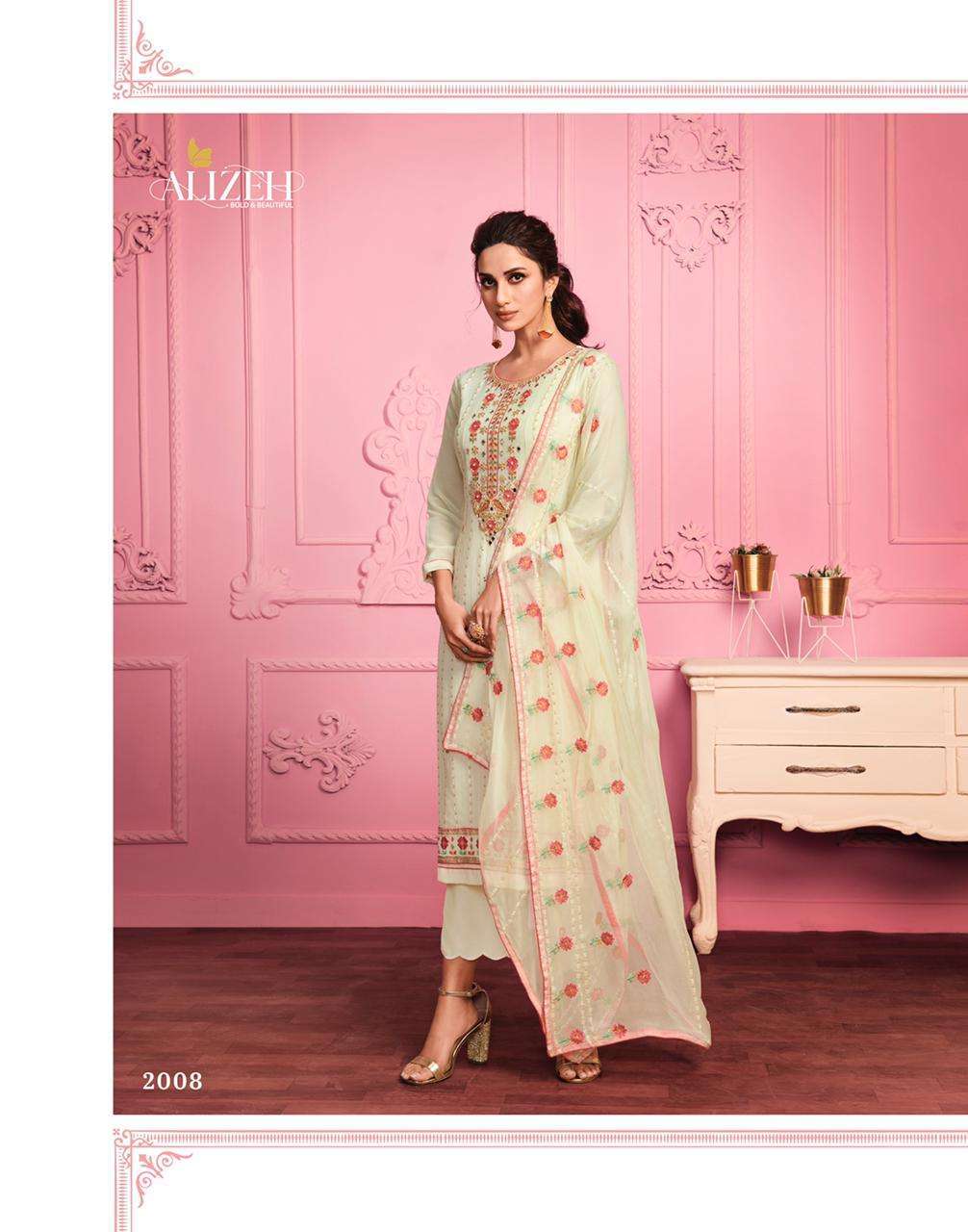 Alizeh Murad Vol 1 Georgette With Thread Embroidery Work Dre...