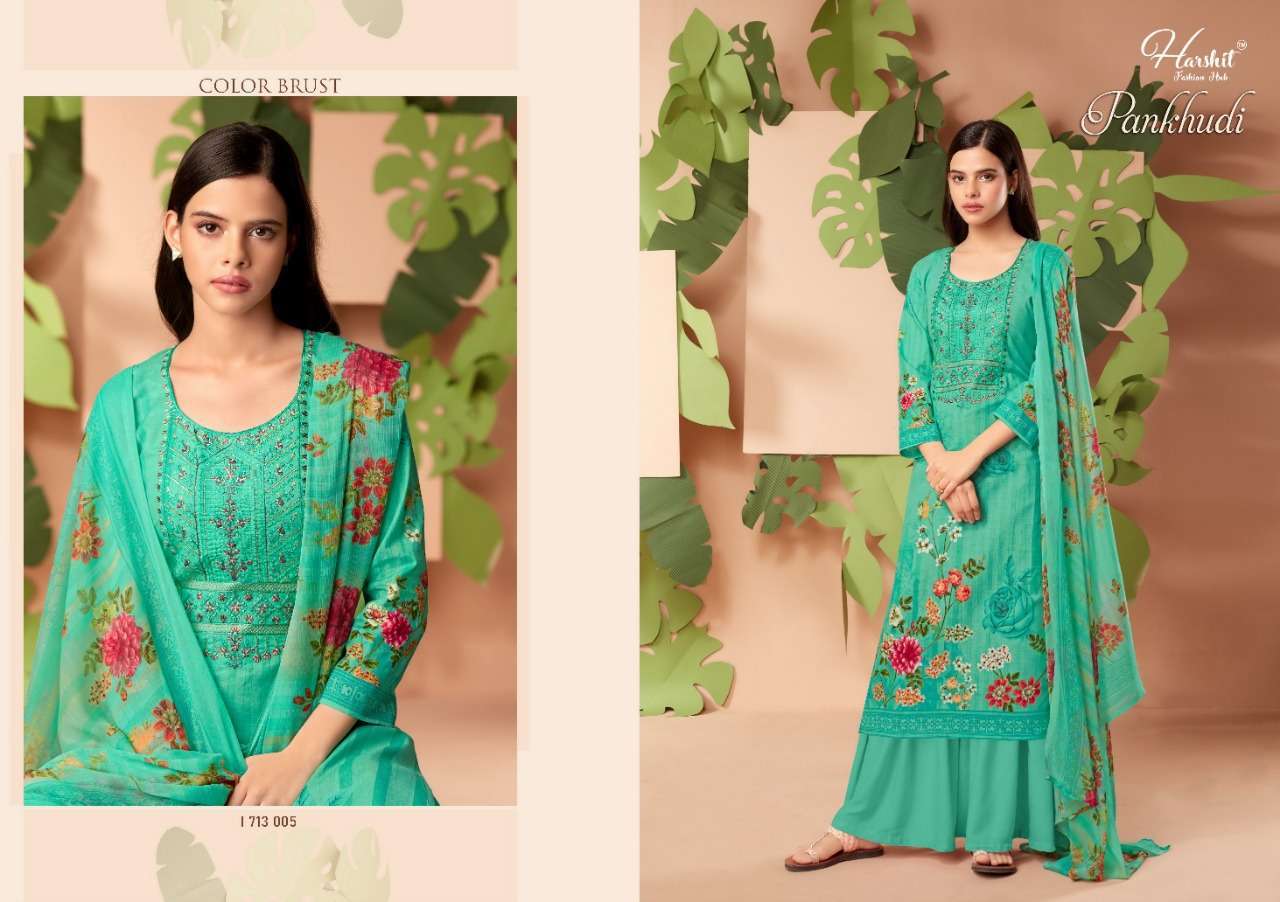 Alok Suits Harshit Fashion Pankhudi cotton with digital prin...