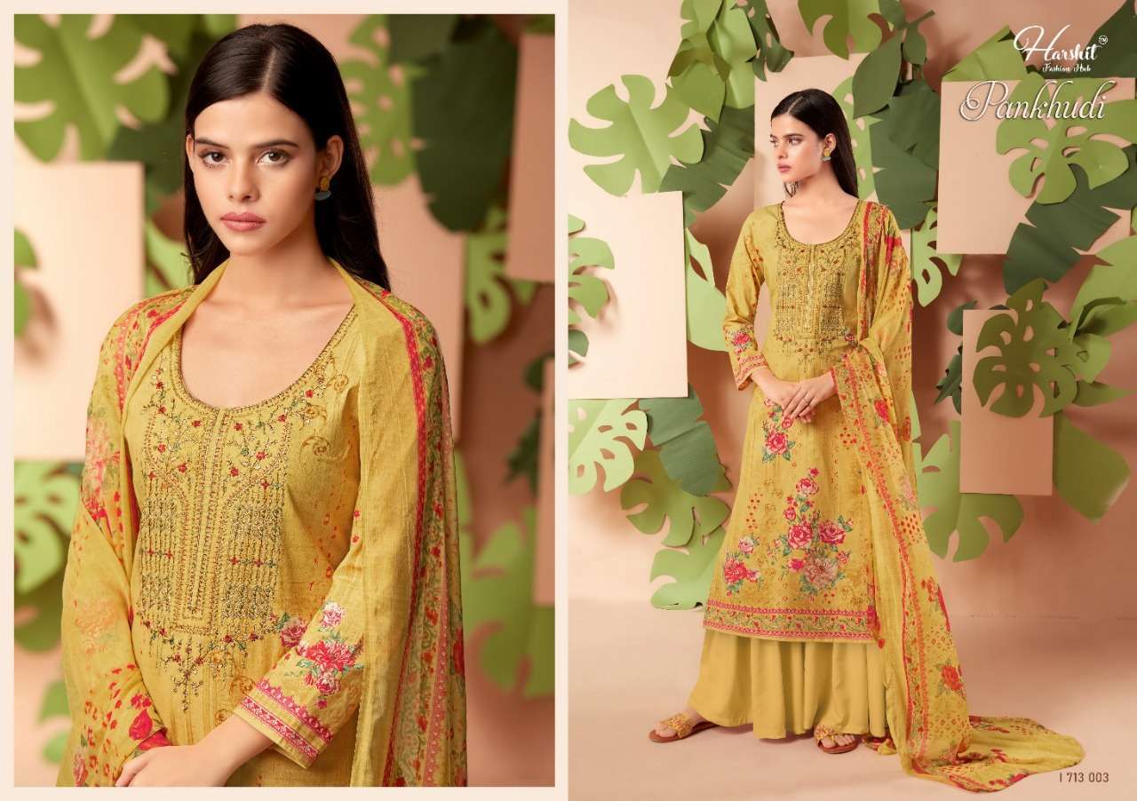 Alok Suits Harshit Fashion Pankhudi cotton with digital prin...