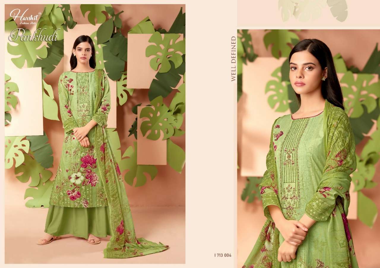 Alok Suits Harshit Fashion Pankhudi cotton with digital prin...