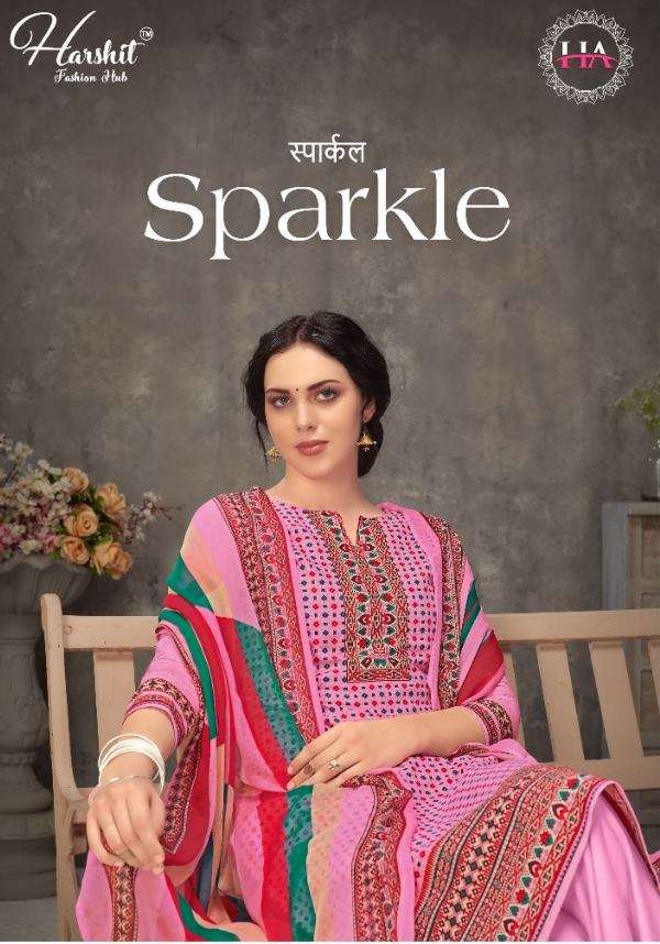 alok Suits harshit fashion Sparkle cambric Cotton Digital Pr...