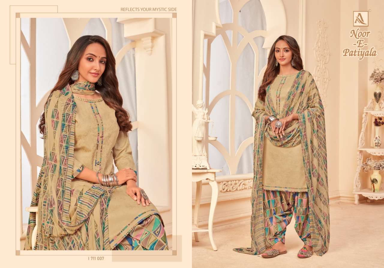 Alok Suits Noor E Patiyala Jam Jacquard With Stitched Tie Dr...