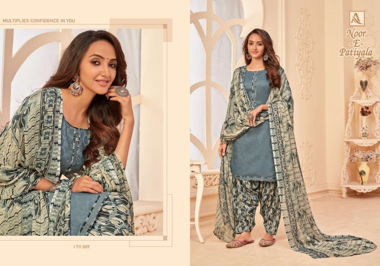 Alok Suits Noor E Patiyala Jam Jacquard With Stitched Tie Dr...