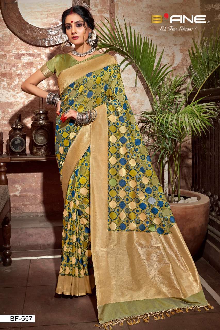 B Fine Heritage Soft Silk Designer Sarees Collection 02
