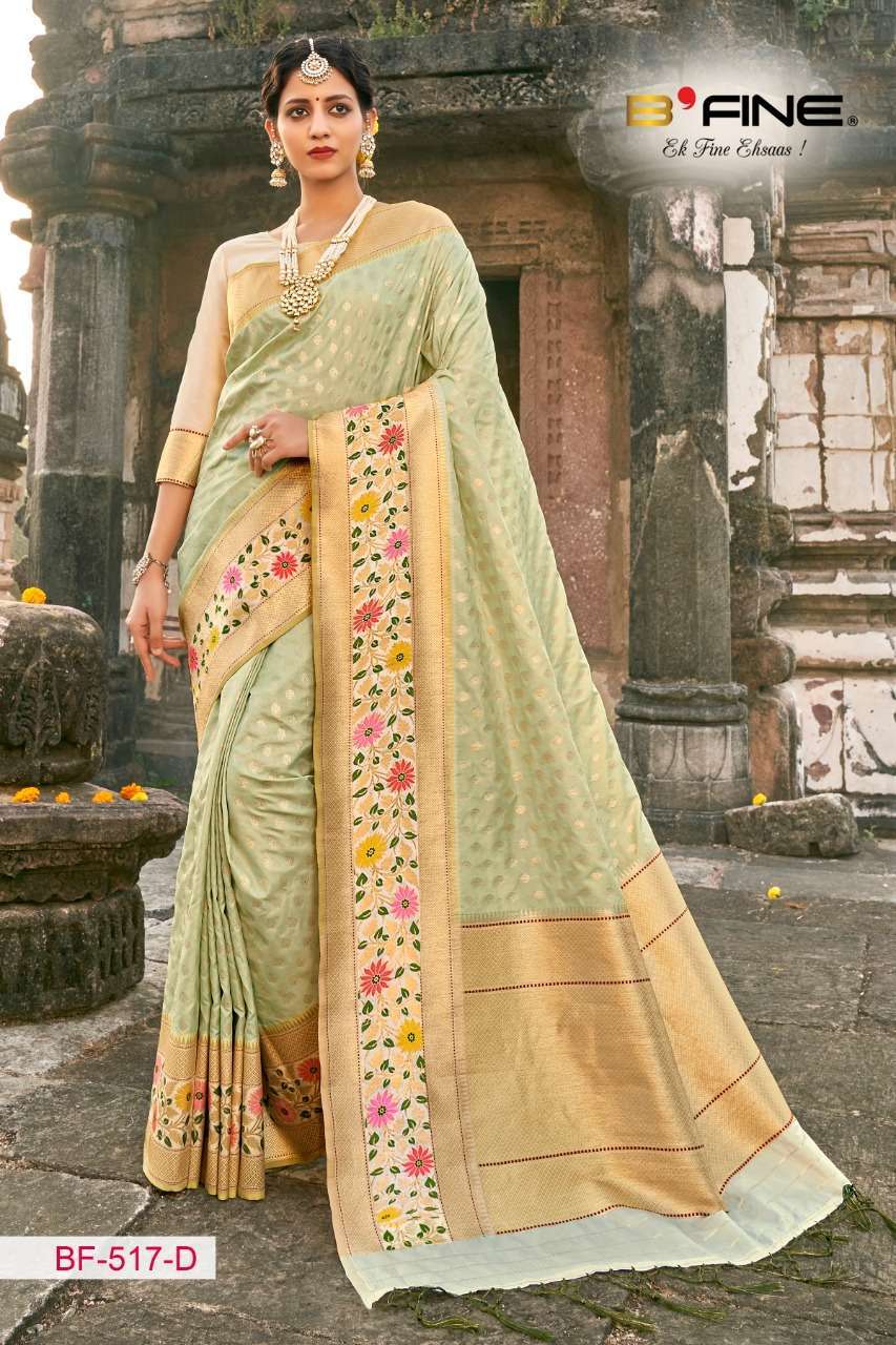 B Fine Nakkashi Fancy Heavy Sarees Collection 04