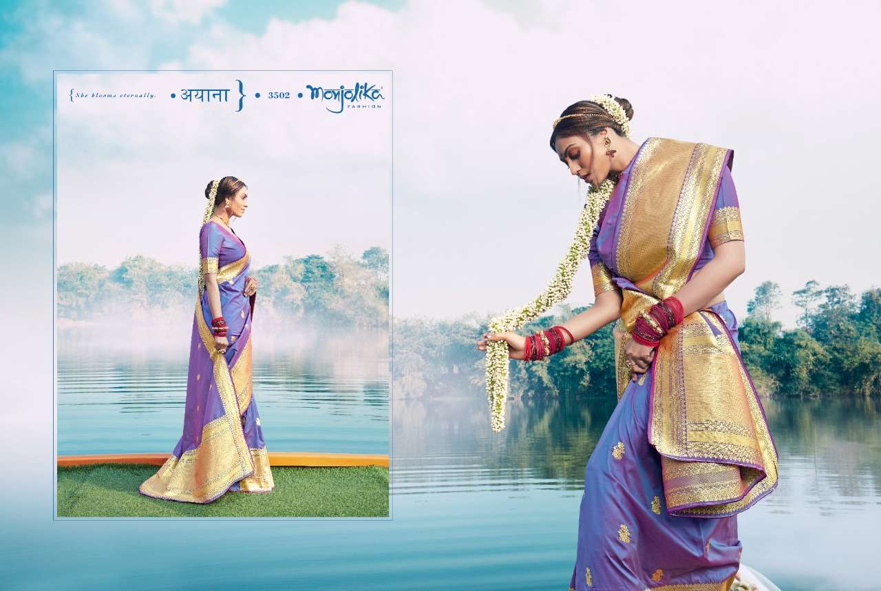 Banarasi silk heavy party wear saree collection 01