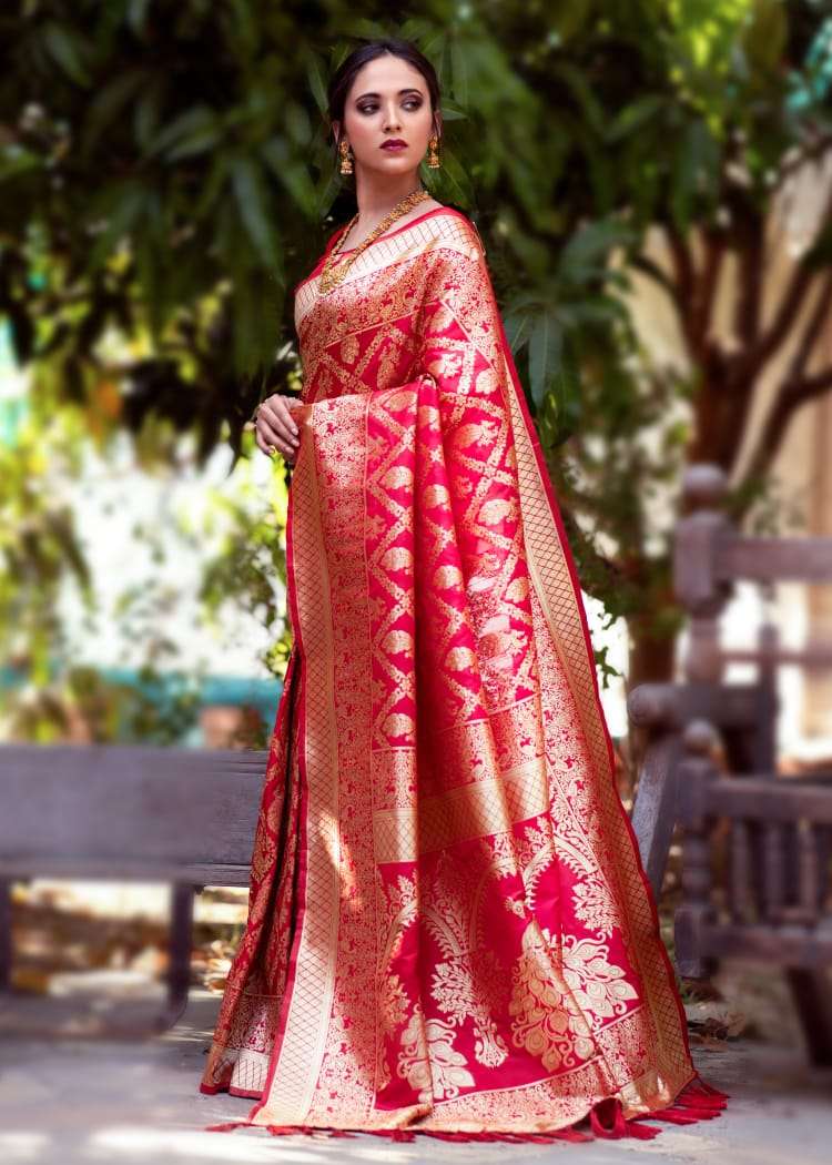 Banarasi silk party wear saree collection 04