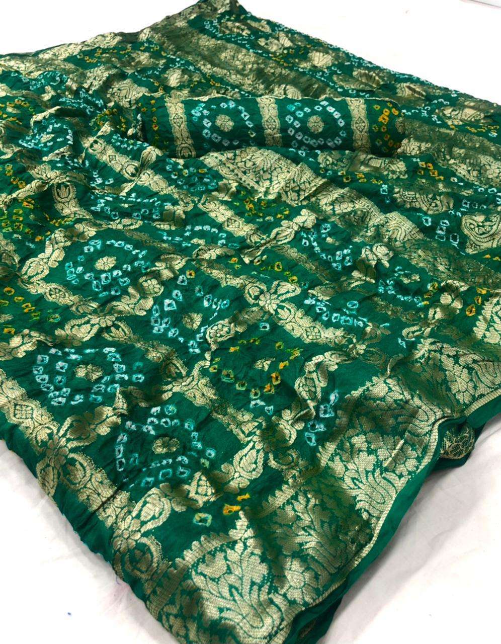 cotton traditional bandej design saree collection 08