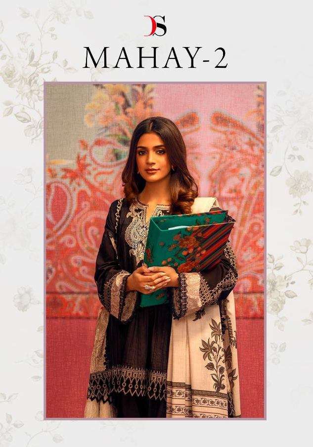 Deepsy Suits Mahay Vol 2 Pure Cotton With embroidery Work Pa...