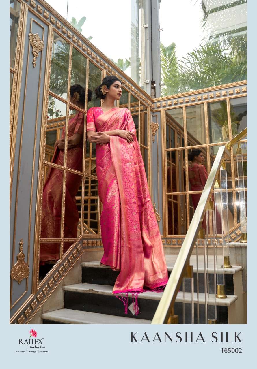 Heavy banarasi silk party wear saree collection 03