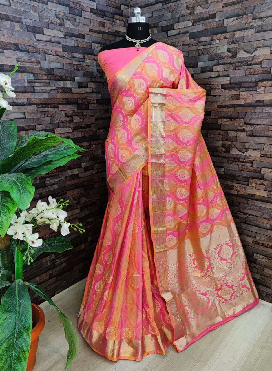  Kiyara Banarasi silk party wear saree collection 03