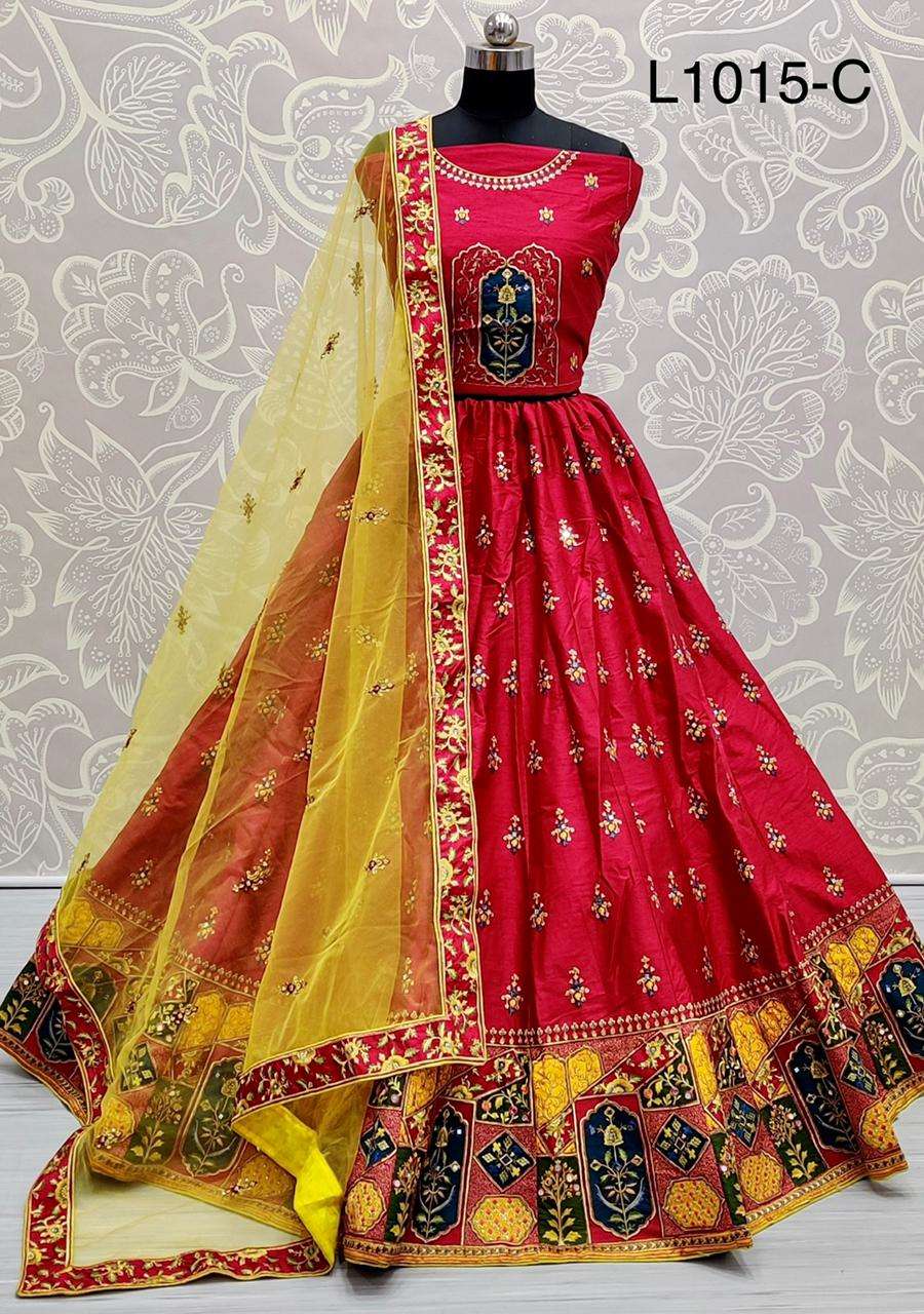 L 1015 designer wedding wear lehenga choli collection 02