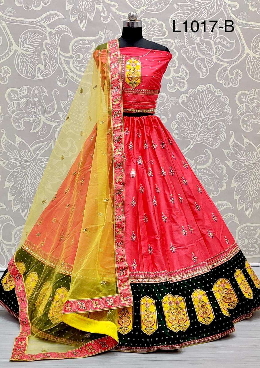  L1017 Designer wedding wear lehenga choli collection  04