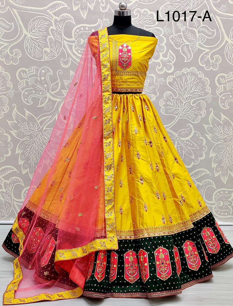  L1017 Designer wedding wear lehenga choli collection 