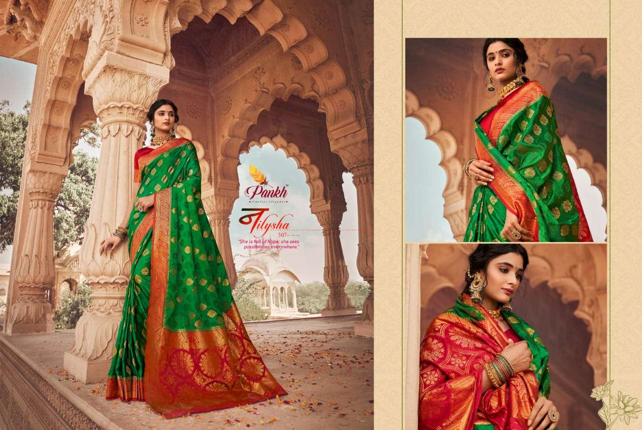 LATETS TRADITIONAL SILK PARTY WEAR SAREE COLLECTION 007