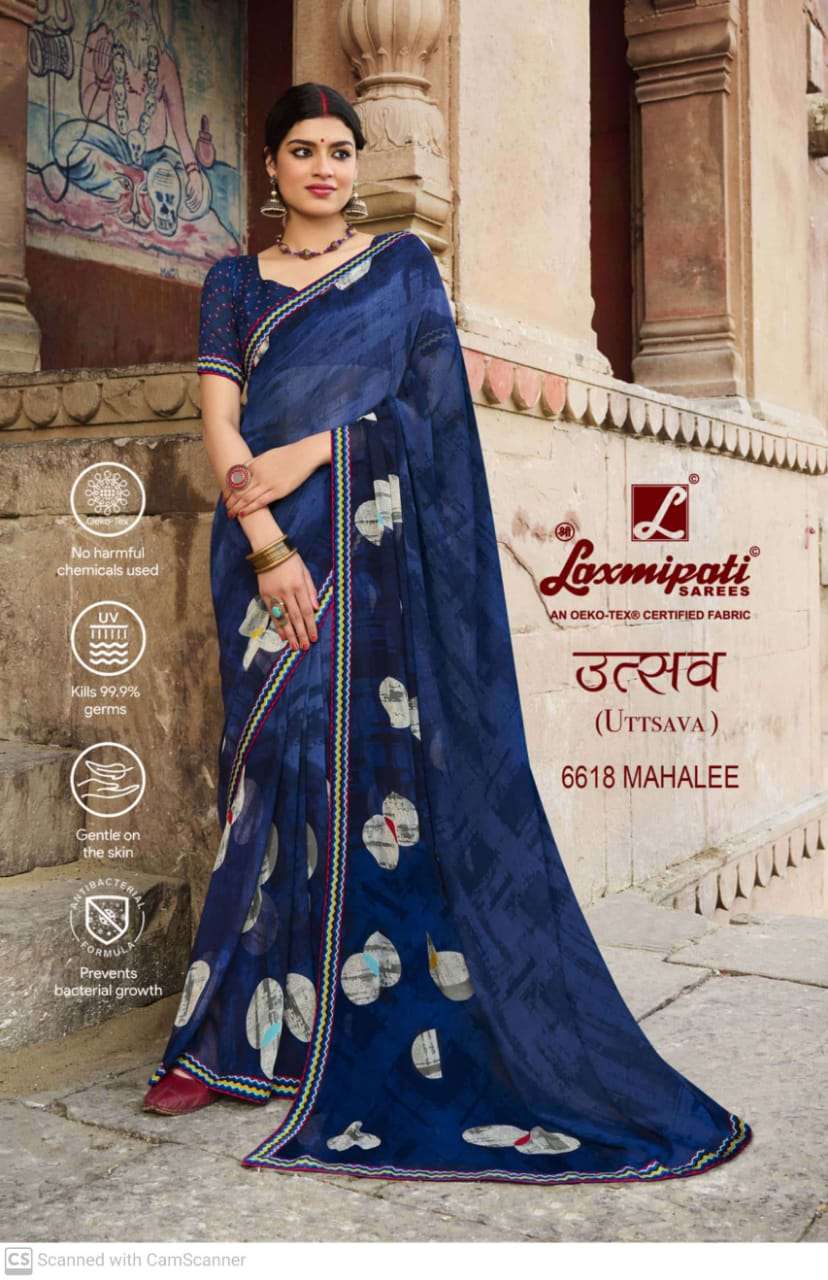 laxmipati  georgette with digital printed regular wear saree...