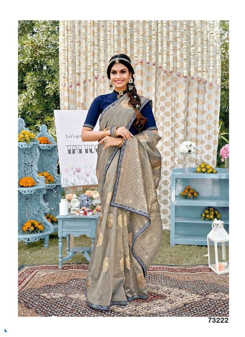 life styles fency tissue with rich pallu saree collection 02