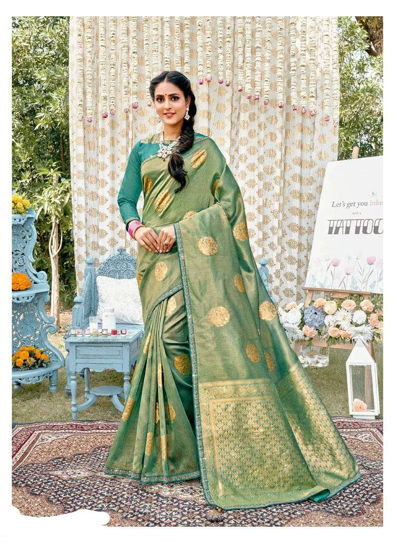 life styles fency tissue with rich pallu saree collection 5