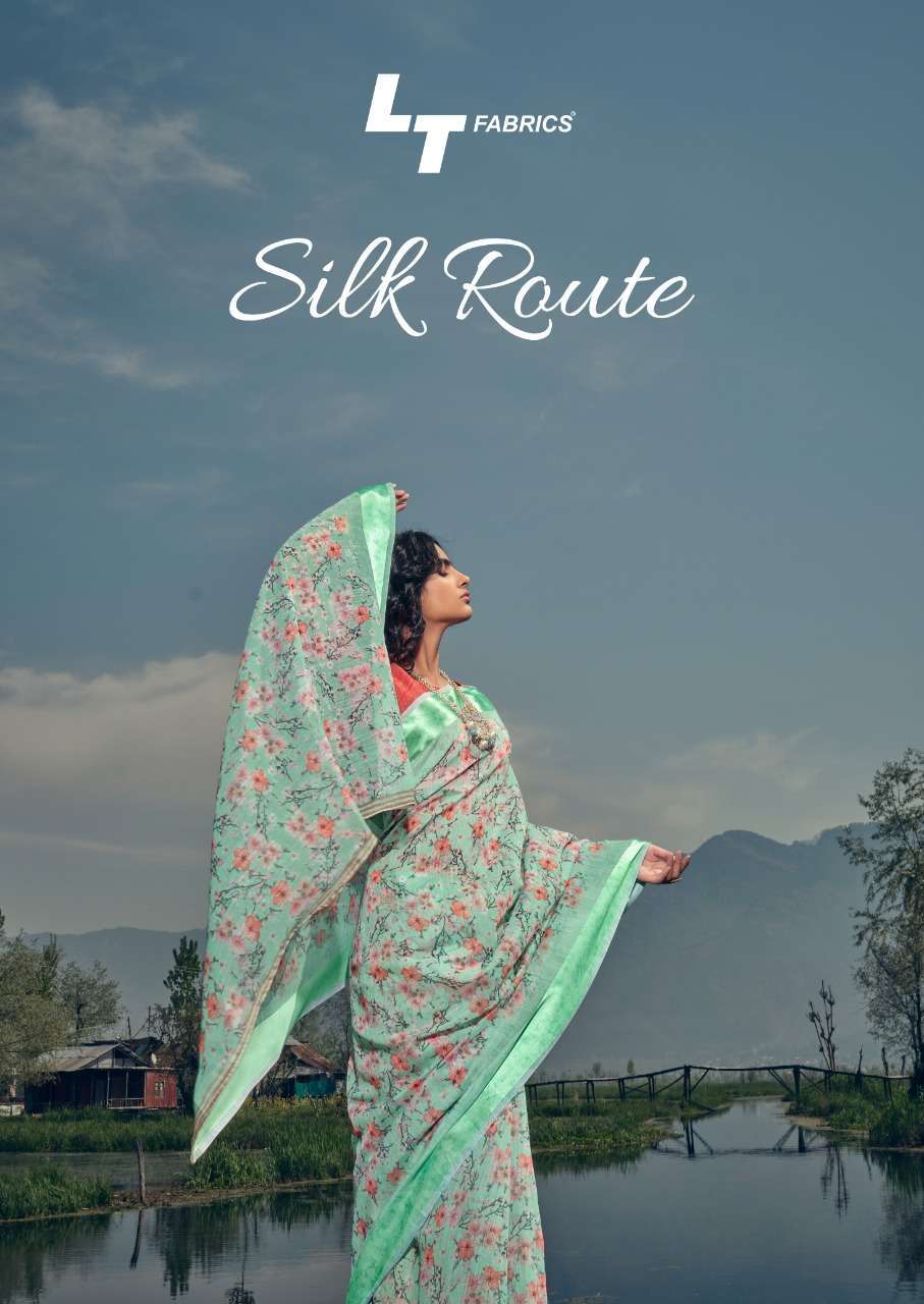 LT Fabrics Kashvi Silk Route Silk Printed Regular Wear Saree...