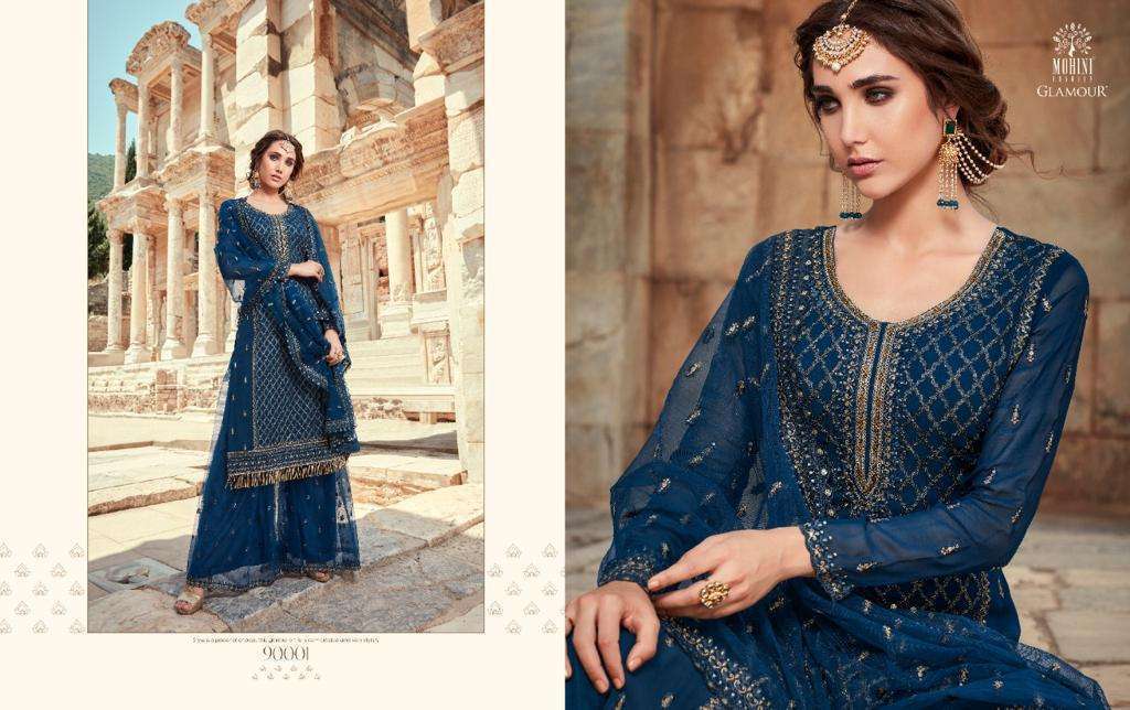 Mohini Fashion Glamour Vol 90 Georgette With Embroidery Work...