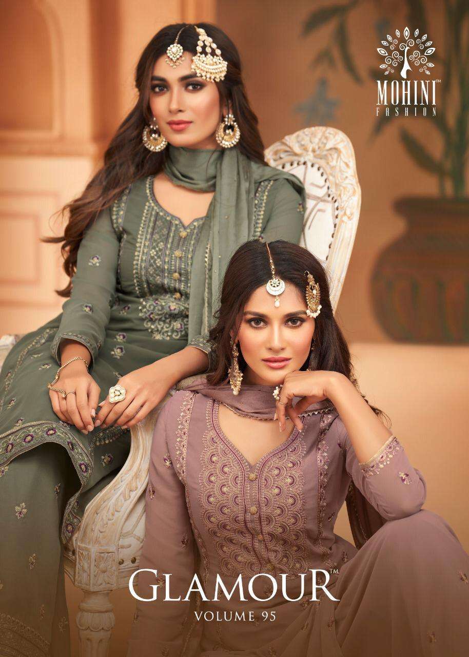 Mohini Fashion Glamour Vol 95 Georgette With Embroidery Work...