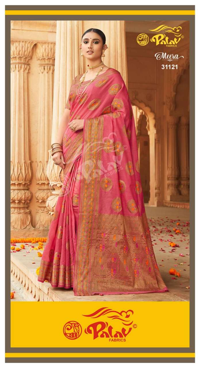 Palav Meera Cotton Silk Sarees Collection 02