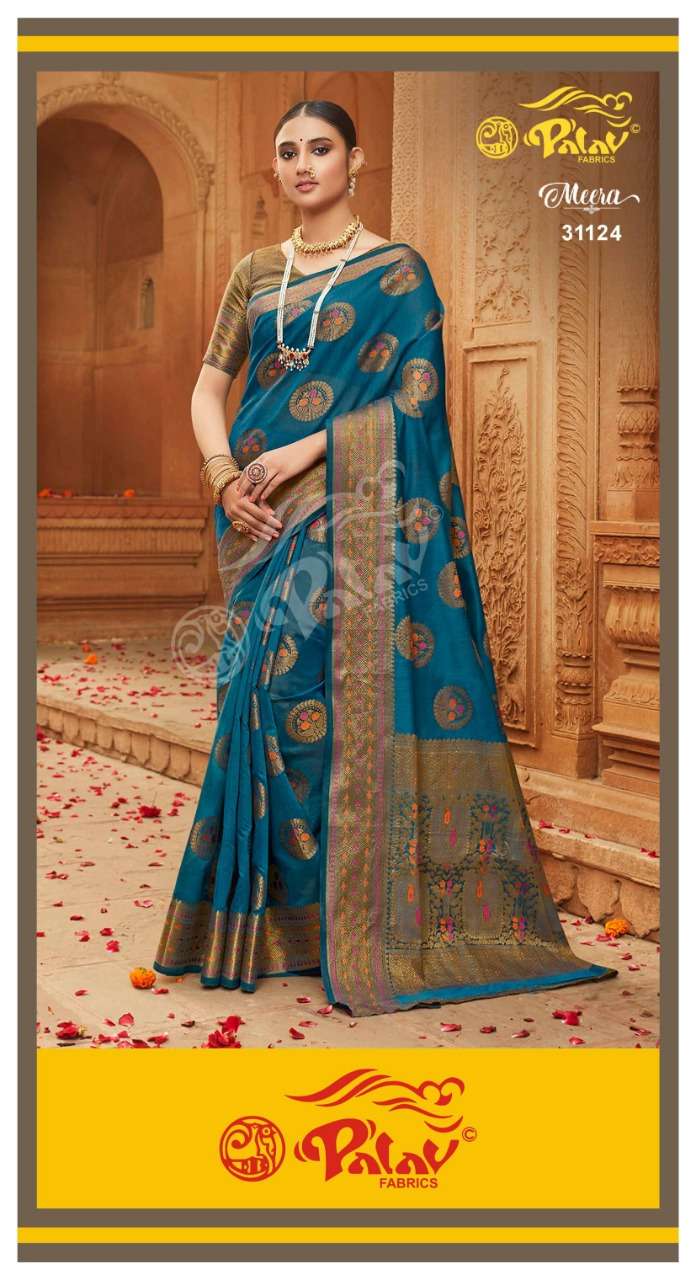 Palav Meera Cotton Silk Sarees Collection 03