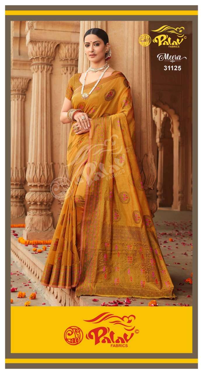 Palav Meera Cotton Silk Sarees Collection 04