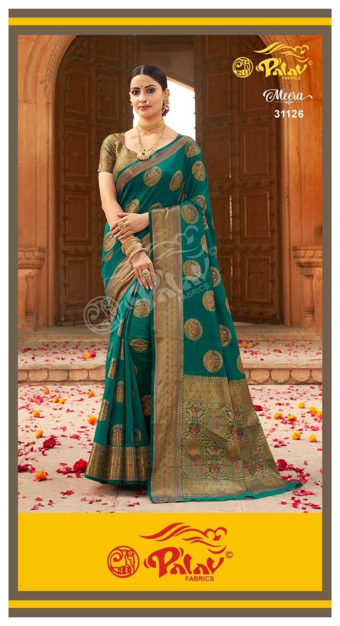 Palav Meera Cotton Silk Sarees Collection 06