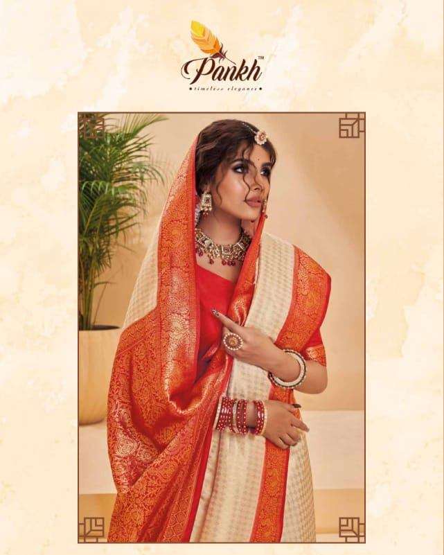 Pankh Creation Amber Silk Heavy Silk Traditional Sarees coll...