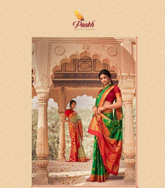 Pankh Creation Ruby Silk Designer Heavy Sarees Collection