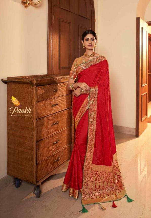 Pankh Creation Tulsi Silk Designer Heavy Sarees collection
